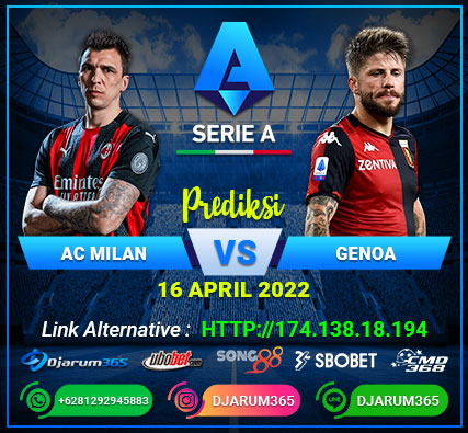 Prediksi AC Milan VS GENOA 16 April 2022