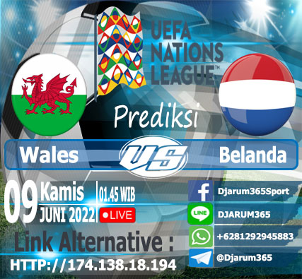Prediksi Wales VS Belanda, Kamis 09 Juni 2022