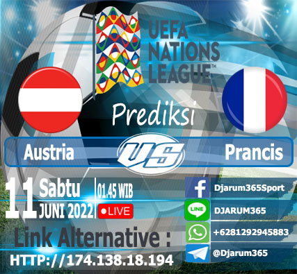 Prediksi Austria vs Prancis, Sabtu 11 Juni 2022