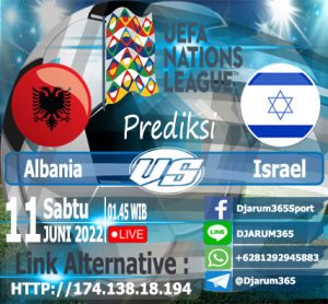 Prediksi Albania VS Israel, Sabtu 11 Juni 2022