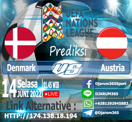 Prediksi Denmark vs Austria, Selasa 14 Juni 2022