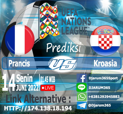 Prediksi Prancis vs Kroasia, Selasa 14 Juni 2022