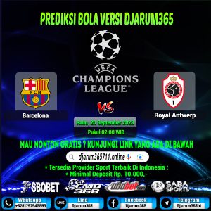 Prediksi Barcelona vs Royal Antwerpen