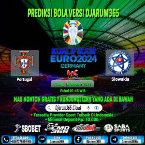 Prediksi Republik Portugal vs Slowakia