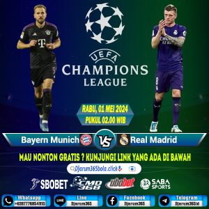 Prediksi Bola Bayern Munich vs Real Madrid