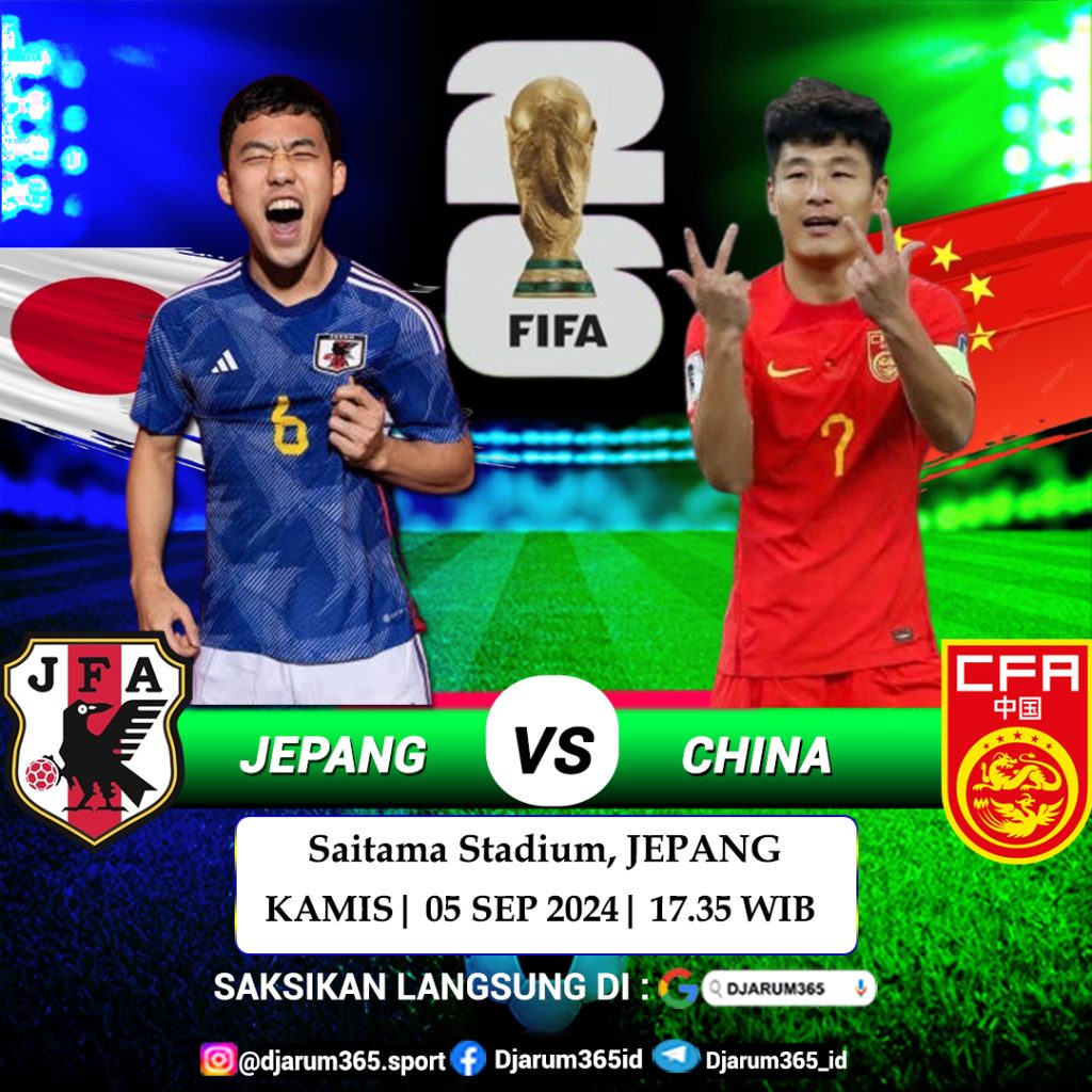 Prediksi Jepang vs China