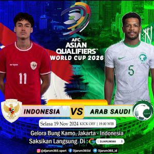 Prediksi Indonesia vs Arab Saudi