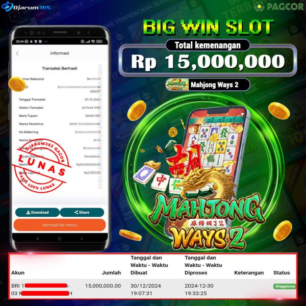 KEMENANGAN MAHJONG WAYS 2