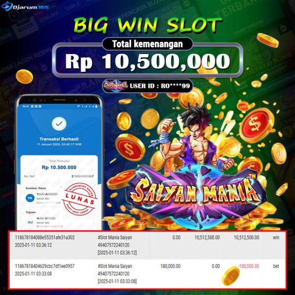 KEMENANGAN SLOT MANIA SAIYAN