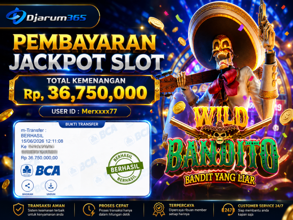 PEMBAYARAN KEMENANGAN RP. 36,750,000 TANGGAL 15 JUNI 2026