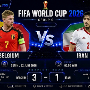 Prediksi Belgium vs Iran Piala Dunia 2026