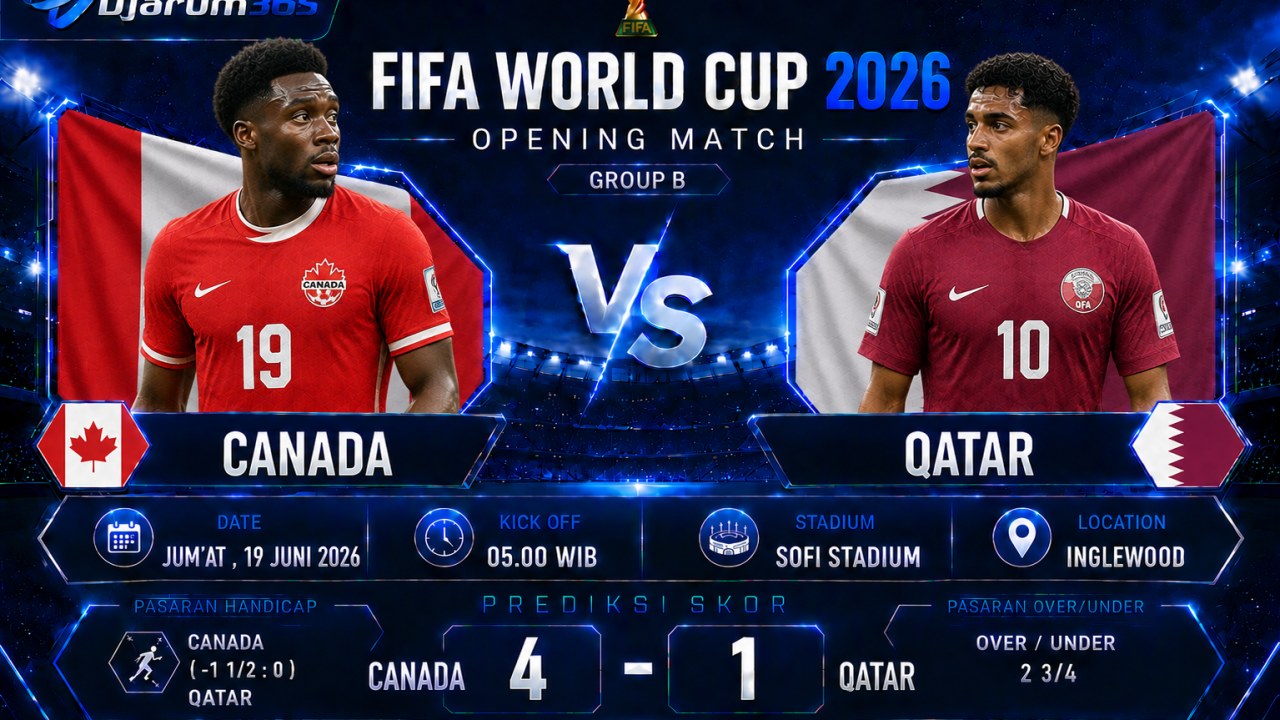 Prediksi Canada vs Qatar Piala Dunia 2026