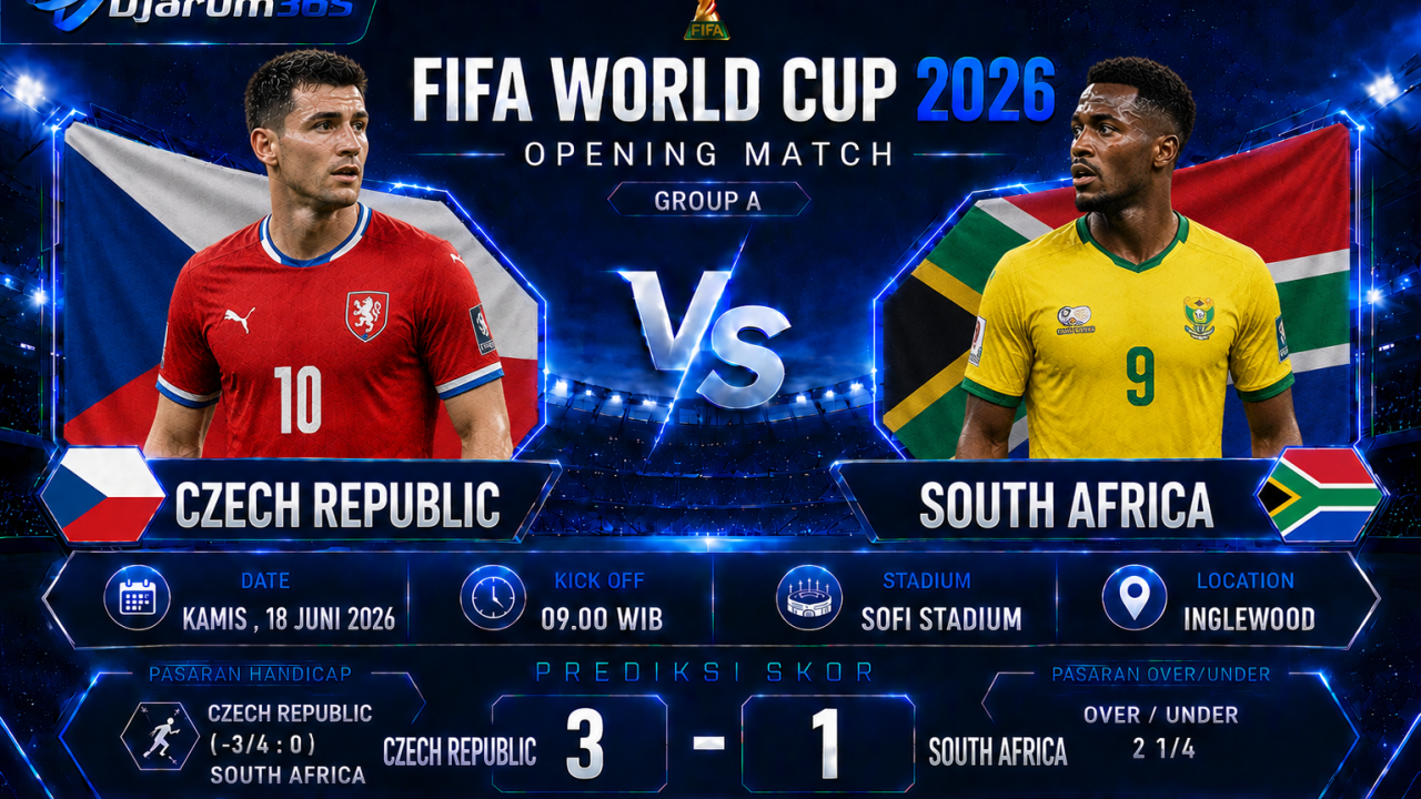 Prediksi Czech Republic vs South Africa Piala Dunia 2026