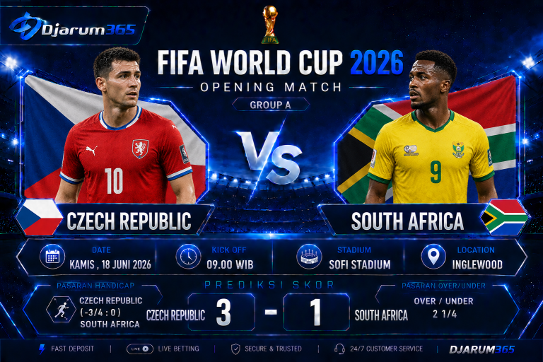 Prediksi Czech Republic vs South Africa Piala Dunia 2026