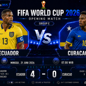 Prediksi Ecuador vs Curacao Piala Dunia 2026