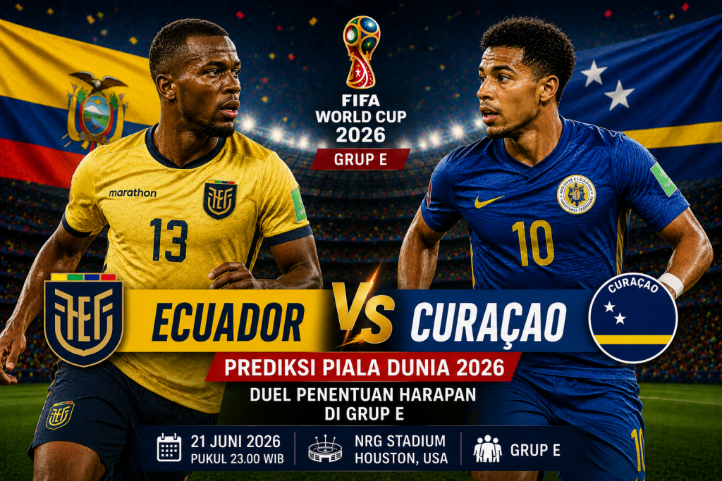 Prediksi Ecuador vs Curacao Piala Dunia 2026 Duel Penentuan Harapan di Grup E