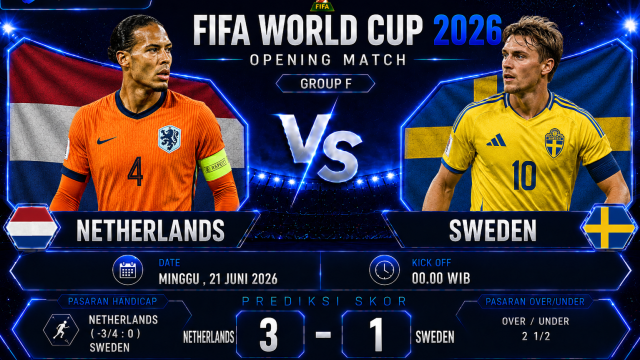 Prediksi Netherlands vs Sweden Piala Dunia 2026