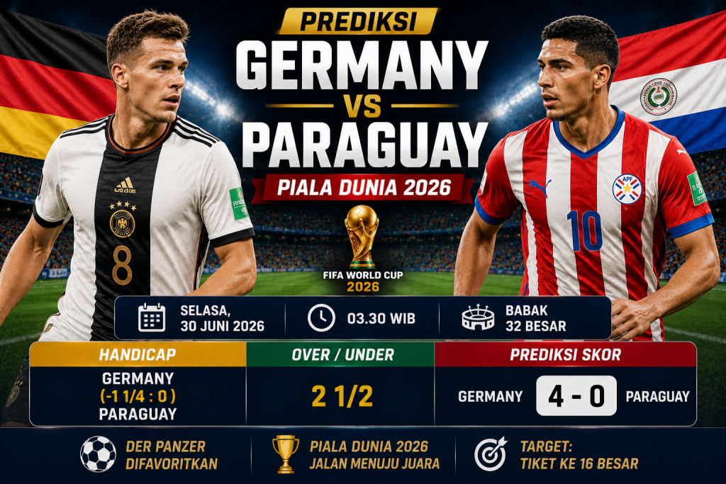 Prediksi Germany vs Paraguay Piala Dunia 2026 Der Panzer Difavoritkan Melaju Mulus ke Babak 16 Besar