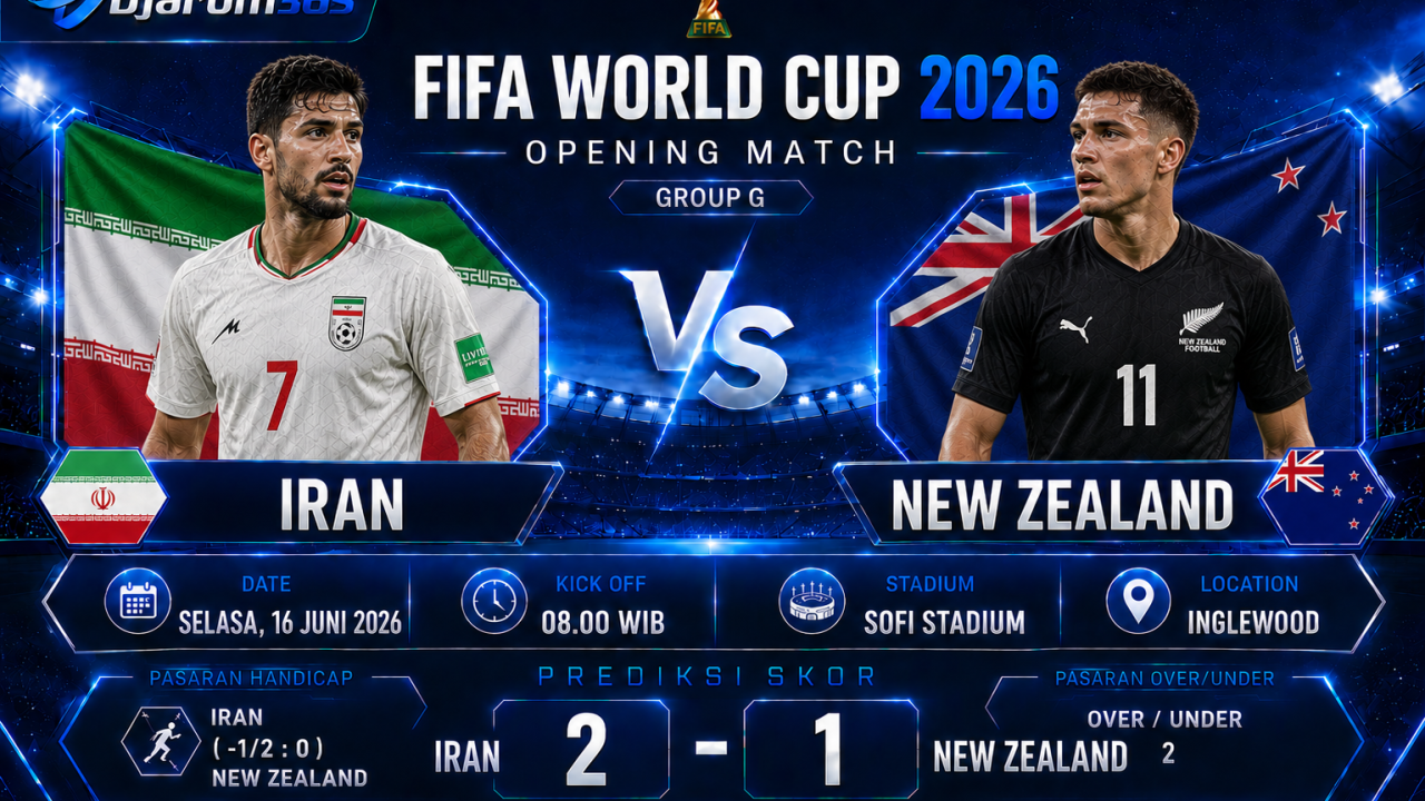Prediksi Iran vs New Zealand Piala Dunia 2026