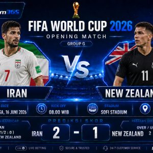 Prediksi Iran vs New Zealand Piala Dunia 2026