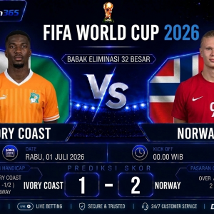 Prediksi Ivory Coast vs Norway Piala Dunia 2026 Duel Ketat Babak 32 Besar, Norwegia Berpeluang Curi Kemenangan (2)