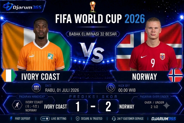 Prediksi Ivory Coast vs Norway Piala Dunia 2026 Duel Ketat Babak 32 Besar, Norwegia Berpeluang Curi Kemenangan (2)