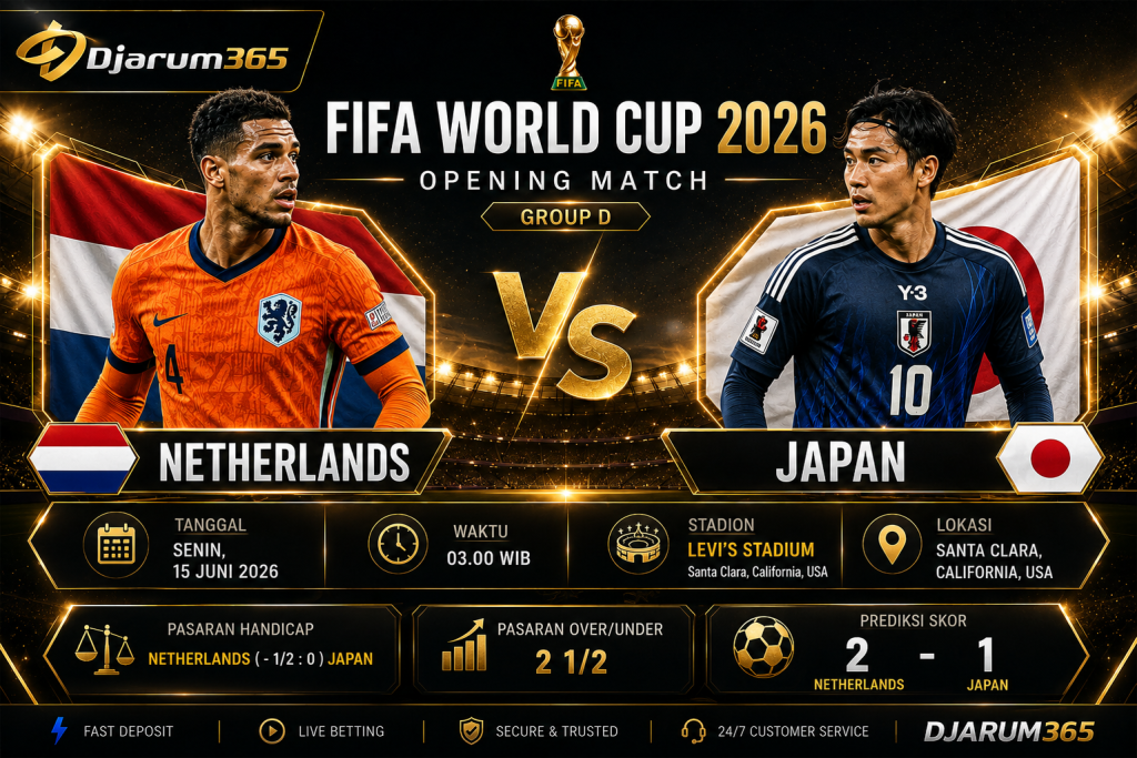 Prediksi Netherlands vs Japan Piala Dunia 2026
