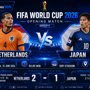 Prediksi Netherlands vs Japan Piala Dunia 2026 Duel Sengit Penentu Awal Grup F