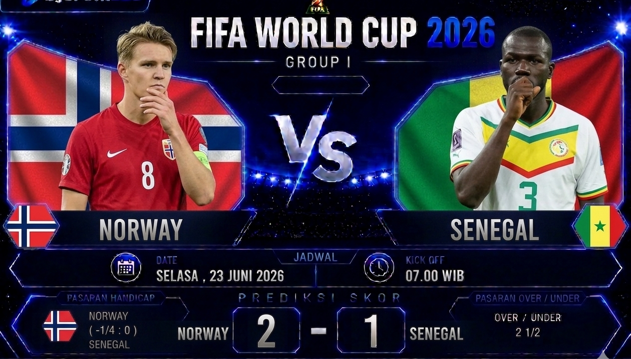 Prediksi Norway vs Senegal Piala Dunia 2026