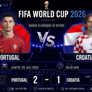 Prediksi Portugal vs Croatia Piala Dunia 2026 Duel Panas di Babak 32 Besar