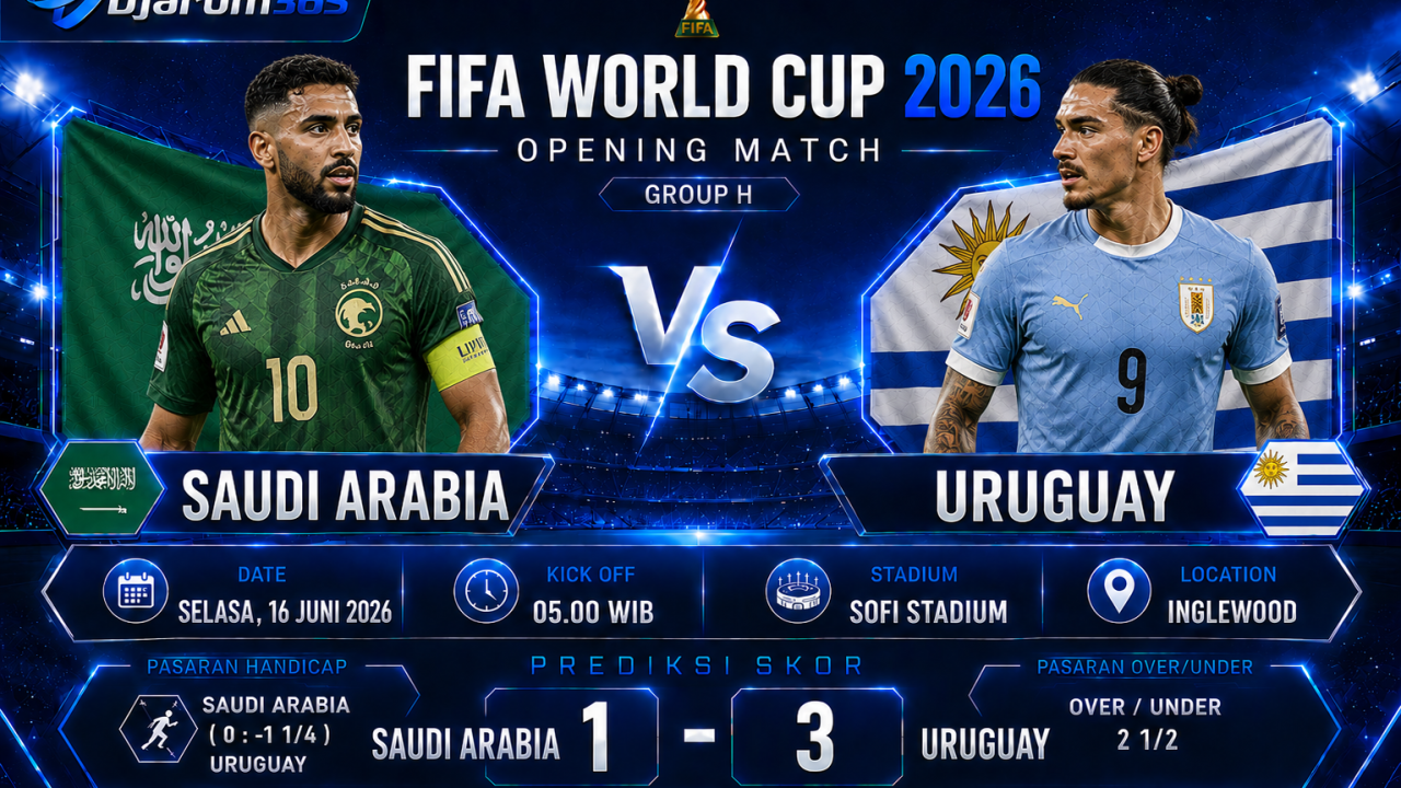 Prediksi Saudi Arabia vs Uruguay