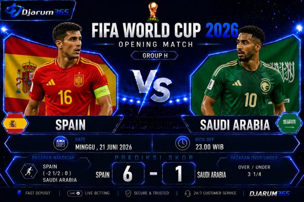 Prediksi Spain vs Saudi Arabia Piala Dunia 2026