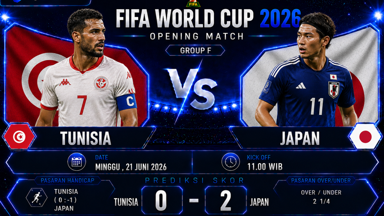 Prediksi Tunisia vs Japan Piala Dunia 2026