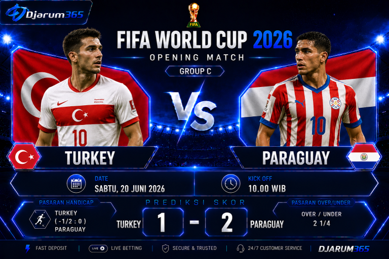 Prediksi Turkey vs Paraguay Piala Dunia 2026