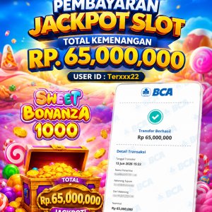 PEMBAYARAN KEMENANGAN RP.65,000,000 TANGGAL 13 JUNI 2026