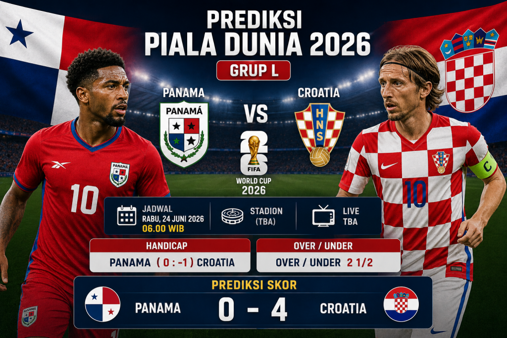 Prediksi Panama vs Croatia Piala Dunia 2026: Vatreni Siap Mengamuk Demi Tiga Poin di Grup L