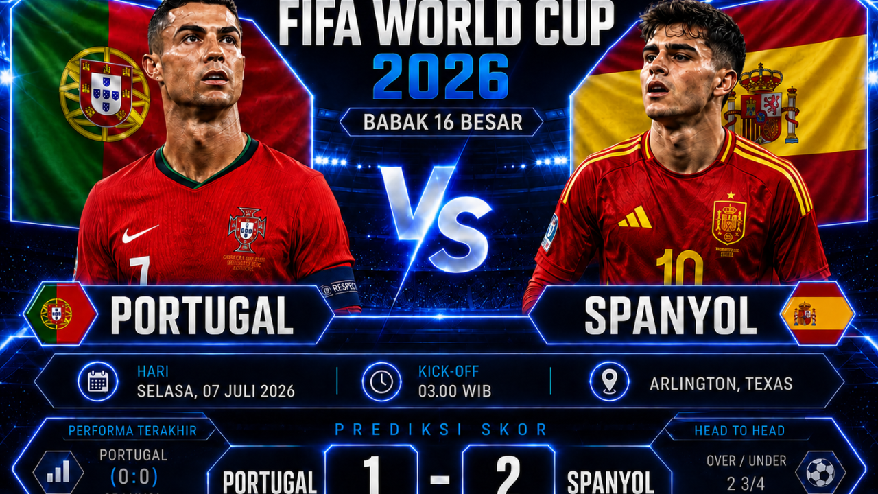 Prediksi Portugal vs Spanyol