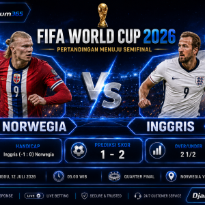 Prediksi Norwegia vs Inggris