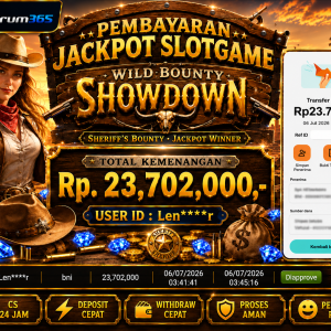 PEMBAYARAN KEMENANGAN RP. 23,702,000 TANGGAL 06 JULI 2026