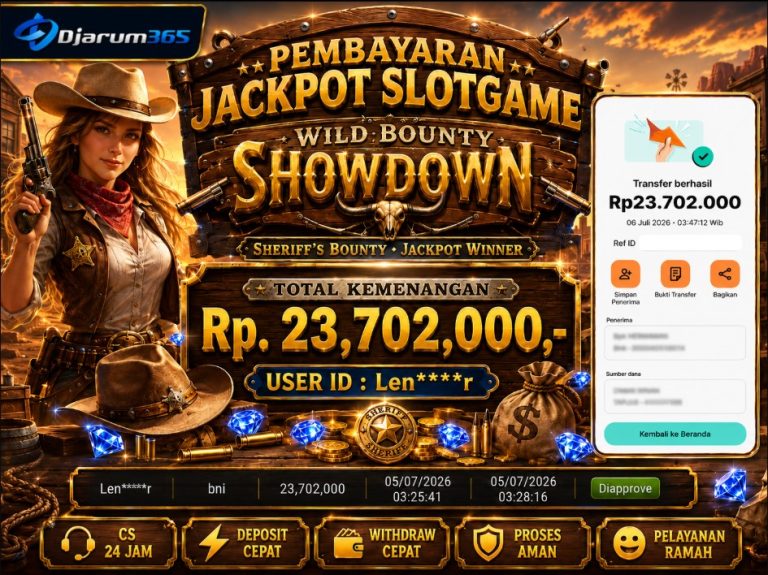 PEMBAYARAN KEMENANGAN RP. 23,702,000 TANGGAL 06 JULI 2026