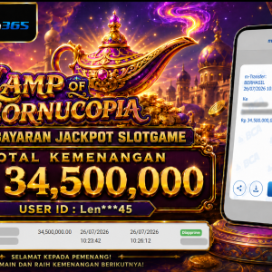 PEMBAYARAN KEMENANGAN RP. 34,500,000 TANGGAL 26 JULI 2026