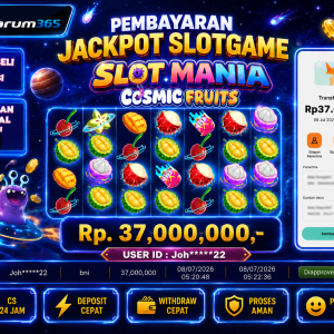PEMBAYARAN KEMENANGAN RP. 37,000,000 TANGGAL 08 JULI 2026