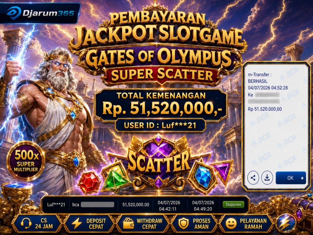 PEMBAYARAN KEMENANGAN RP. 51,520,000 TANGGAL 04 JULI 2026