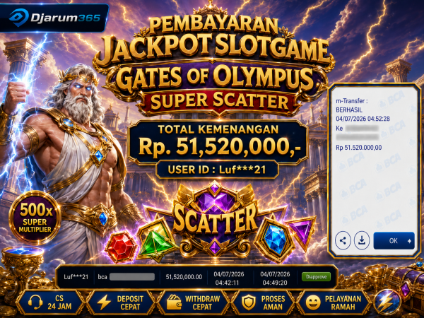 PEMBAYARAN KEMENANGAN RP. 51,520,000 TANGGAL 04 JULI 2026