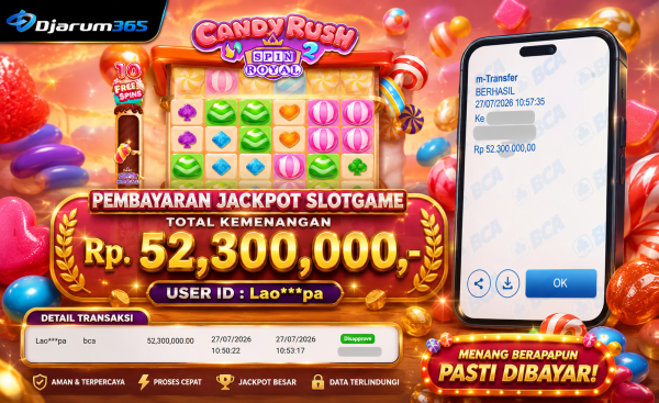 PEMBAYARAN KEMENANGAN RP. 52,300,000 TANGGAL 27 JULI 2026