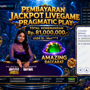 PEMBAYARAN KEMENANGAN RP. 81,000,000 TANGGAL 03 JULI 2026