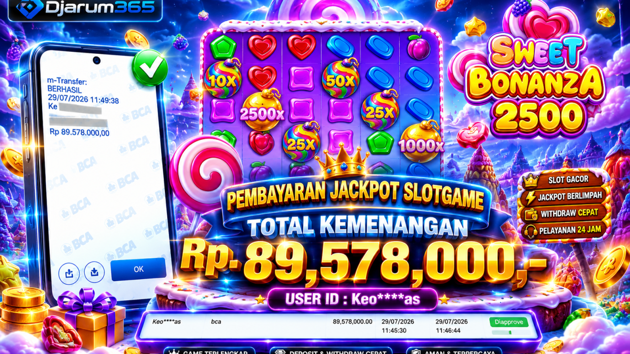PEMBAYARAN KEMENANGAN RP. 89,578,000 TANGGAL 29 JULI 2026