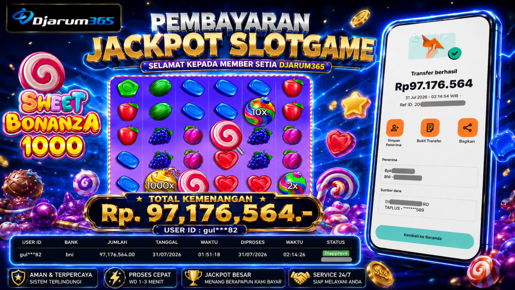 PEMBAYARAN KEMENANGAN RP. 97,176,564 TANGGAL 31 JULI 2026