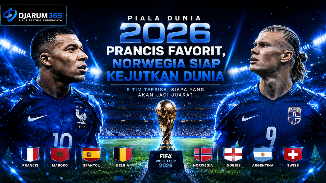 Piala Dunia 2026 Prancis Favorit, Norwegia Siap Kejutkan Dunia