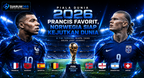 Piala Dunia 2026 Prancis Favorit, Norwegia Siap Kejutkan Dunia